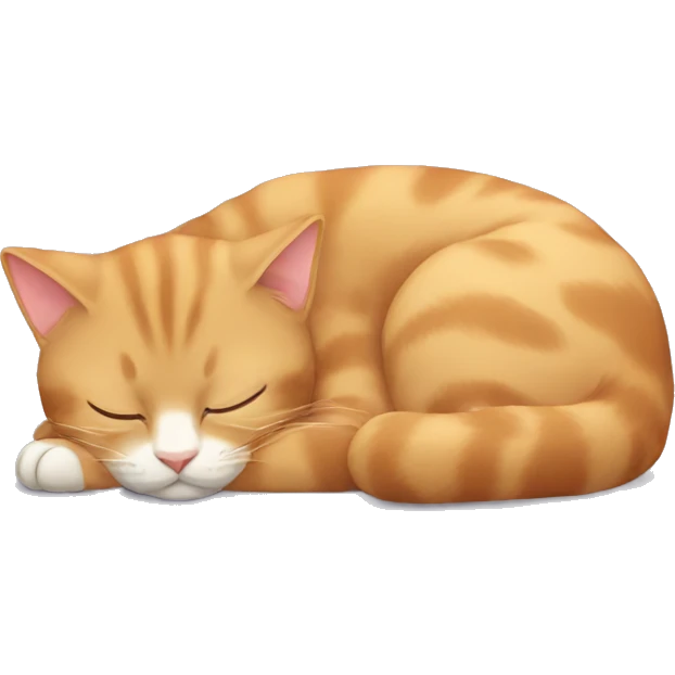 Cat is sleeping emoji