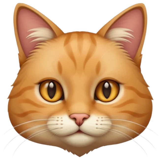 realistic cat from a side angle emoji