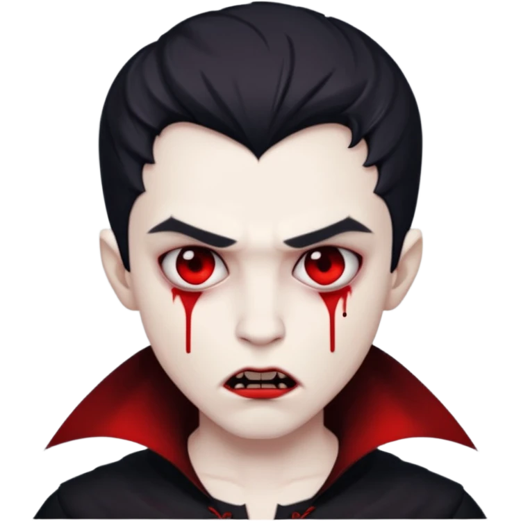 sad vampire boy
 emoji
