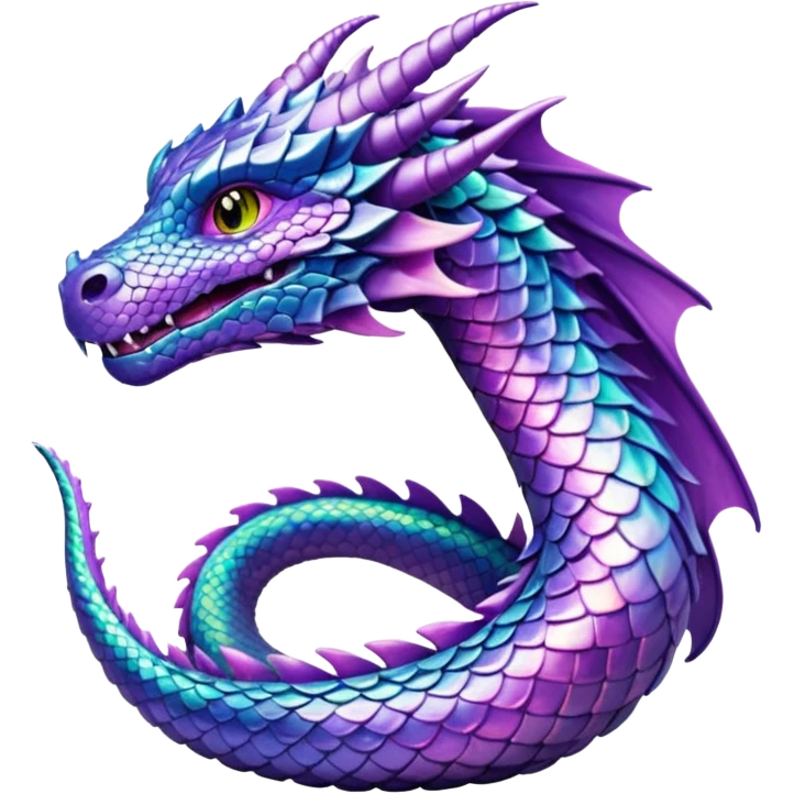 Dragon violet emoji