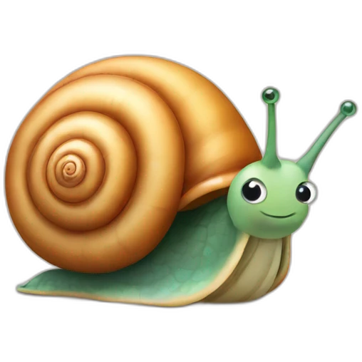 cute snail emoji