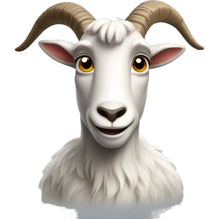 Billy goat with his arms crossed emoji