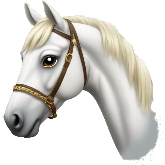 Rich elegant horse  emoji