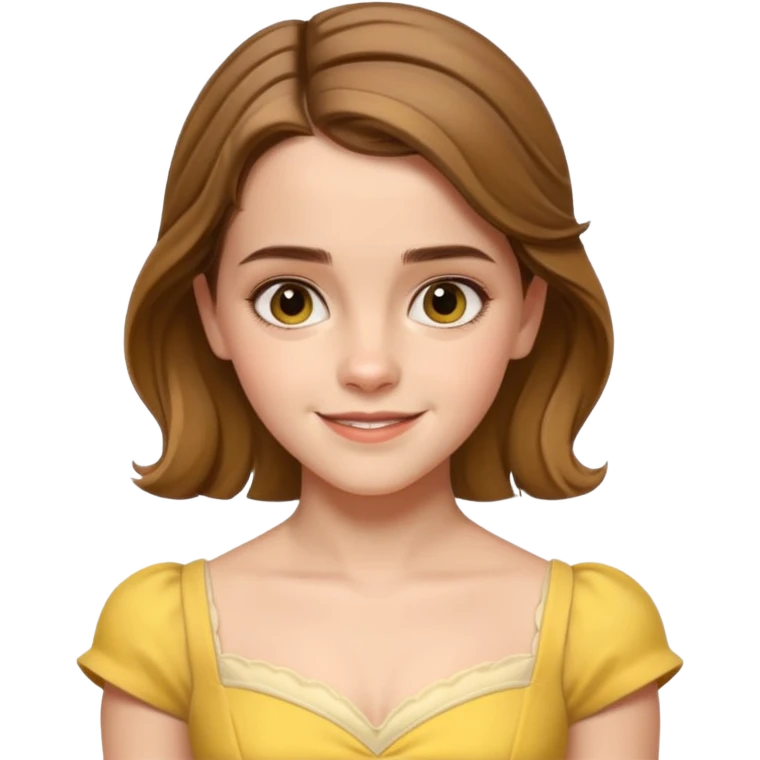 emma watson as belle Cinematic Realistic emoji