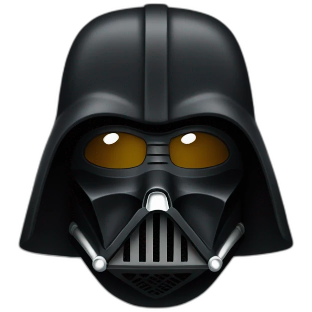 Dark Vador mask emoji