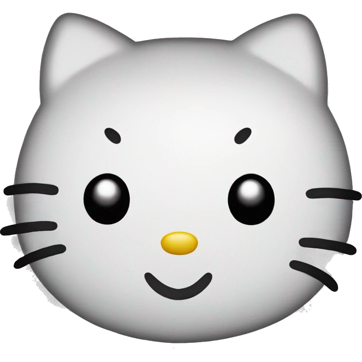 Hello kitty Head  emoji
