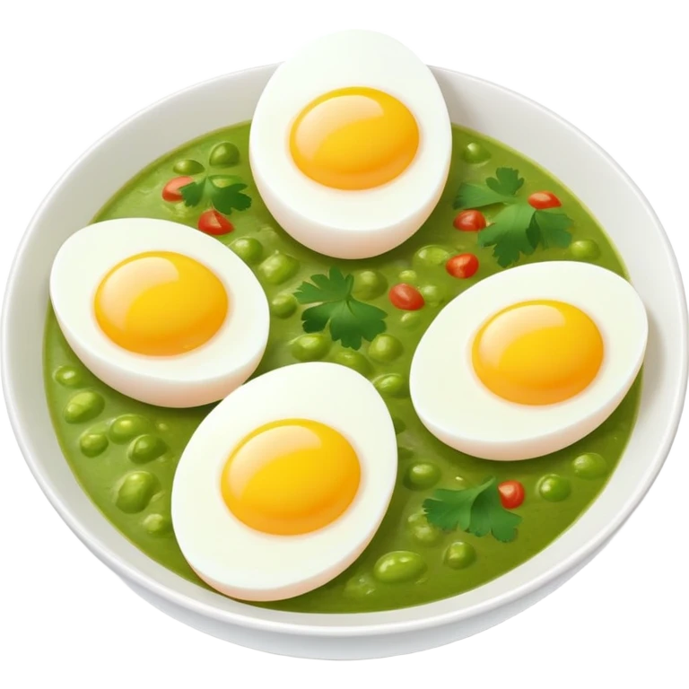 eggs and green salsa emoji