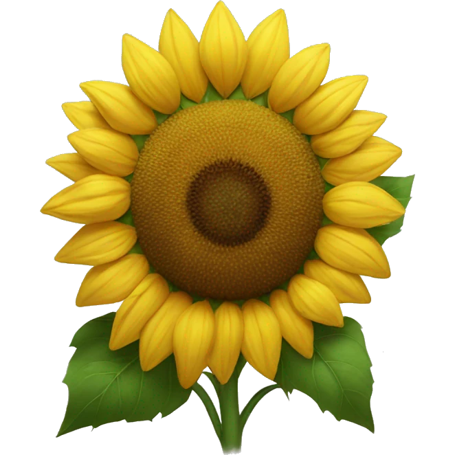 a sunflower emoji