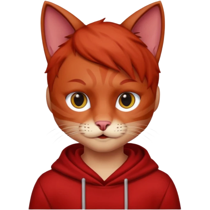 Cat Boy Red emoji