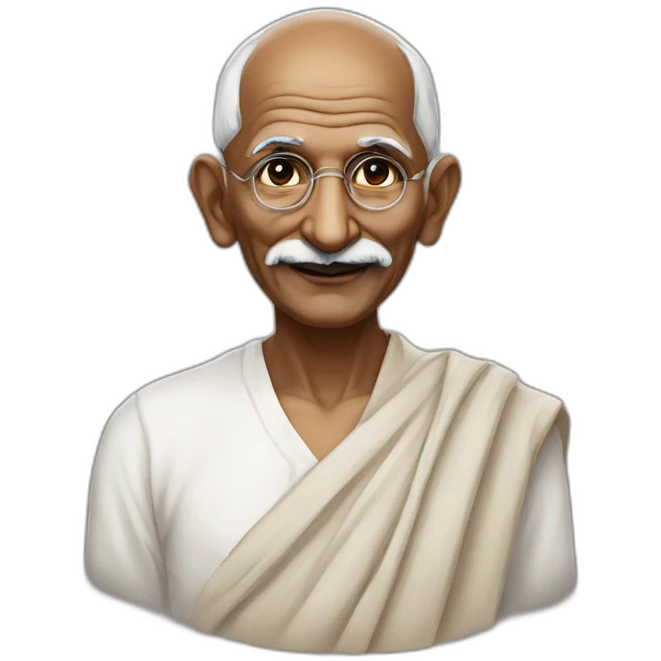 Mahatma gandhi emoji