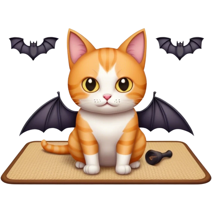 Cat mat bat bat  emoji