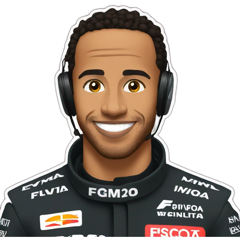 Lewis hamilton emoji