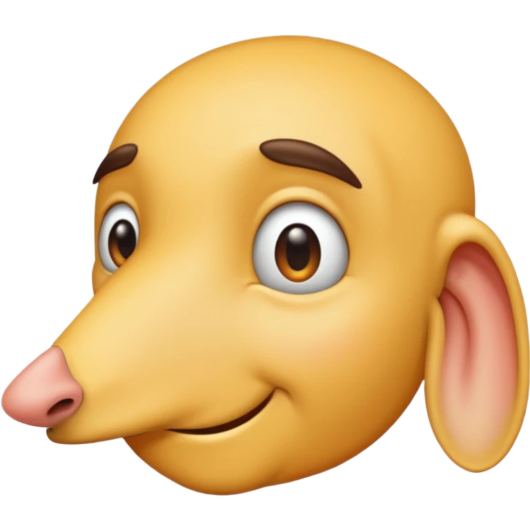 fais-moi un émoticône de profil avec un très grand nez emoji