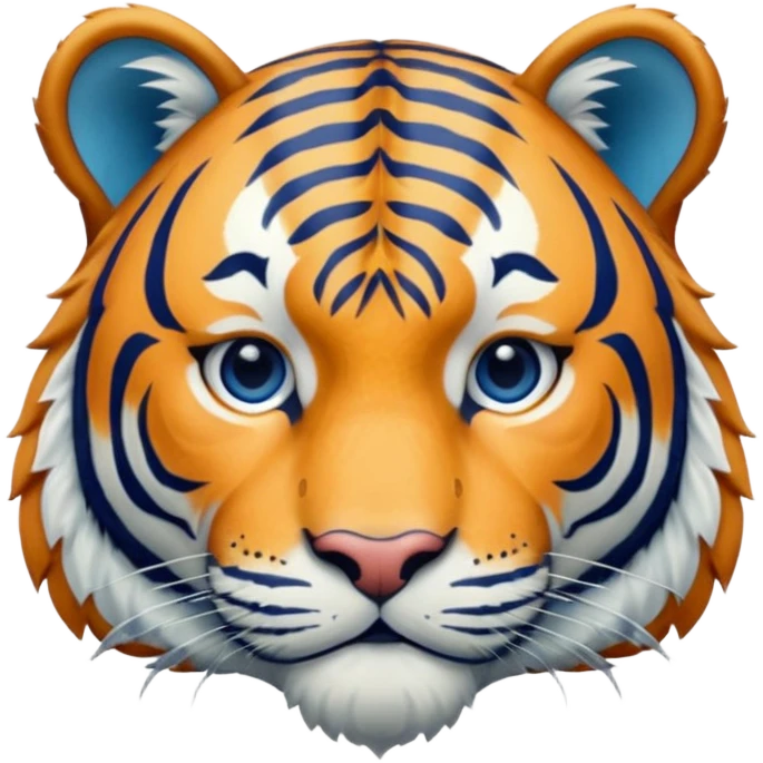 tiger blue color emoji
