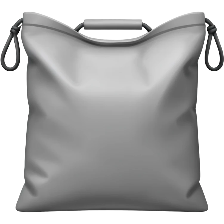 cement bag, simple emoji