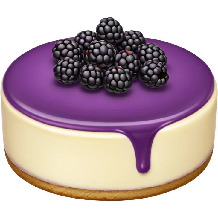 Blackberry cheesecake  emoji