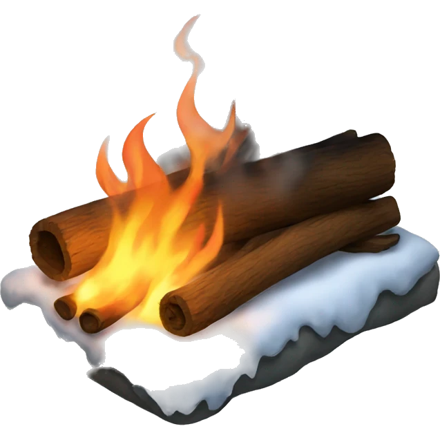 Winter fire emoji