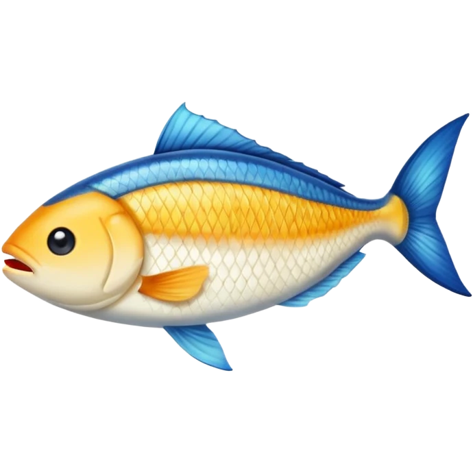 make a single small cooked fish  emoji