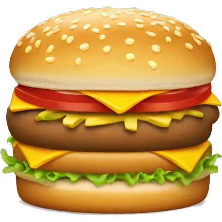 Big Mac McDonald’s  emoji
