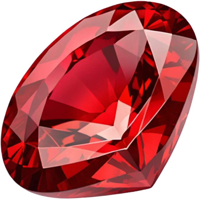 red magical stone emoji
