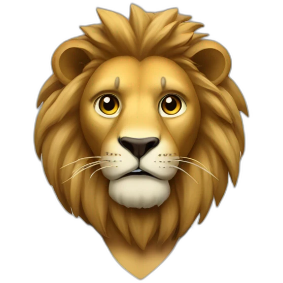 a crypto trader lion emoji