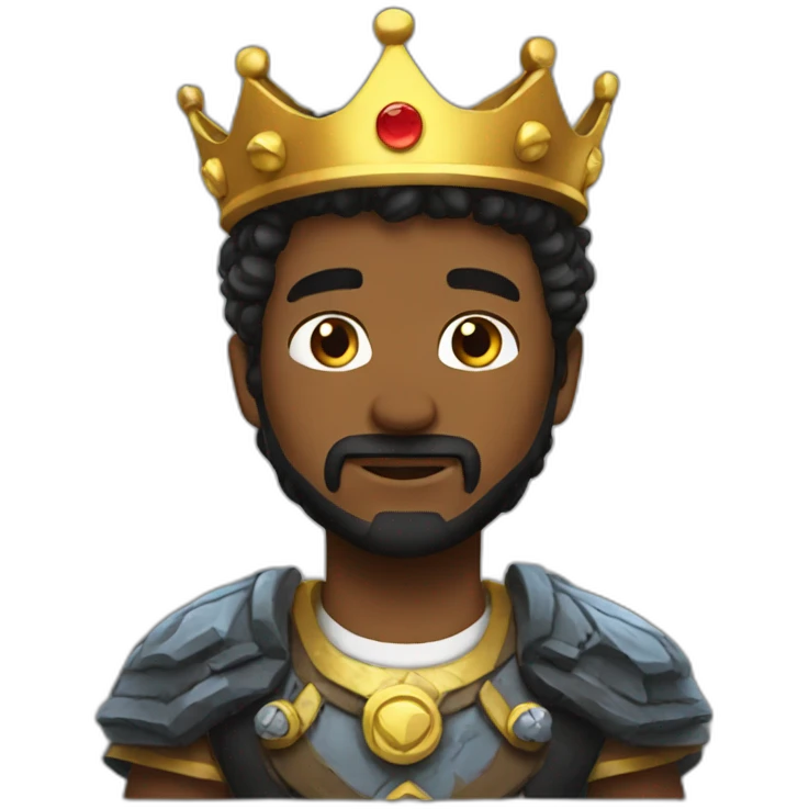 Gamer king emoji