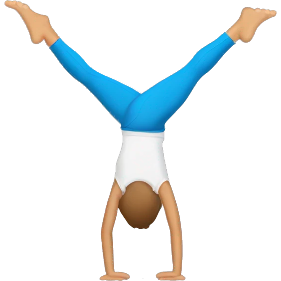 Forearm stand emoji