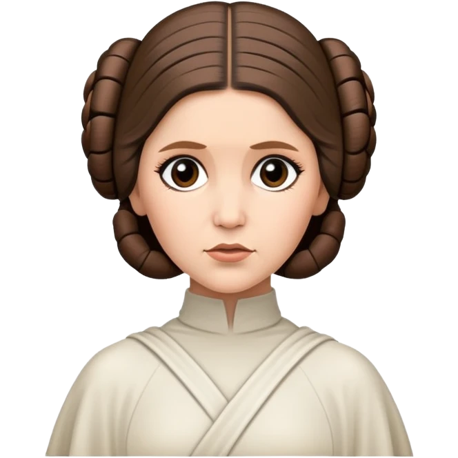 Princess Leia  emoji