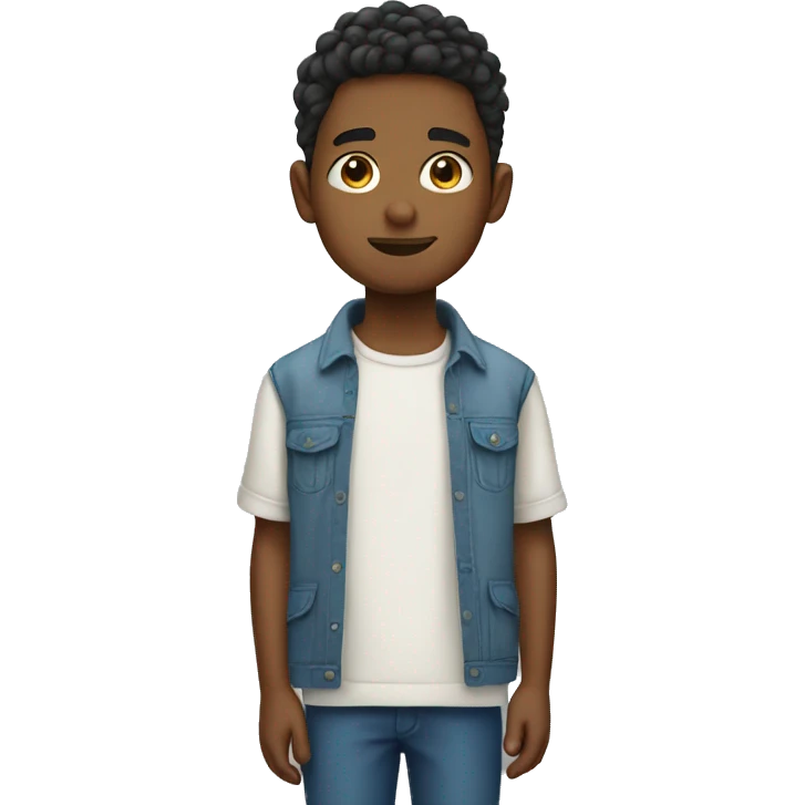 Boy wear pikinu emoji