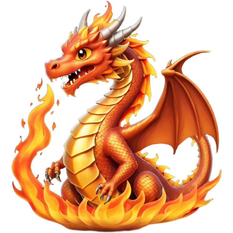 crate a dragon break hong fire emoji