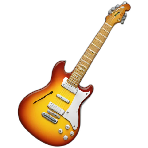 Electric guitar emoji