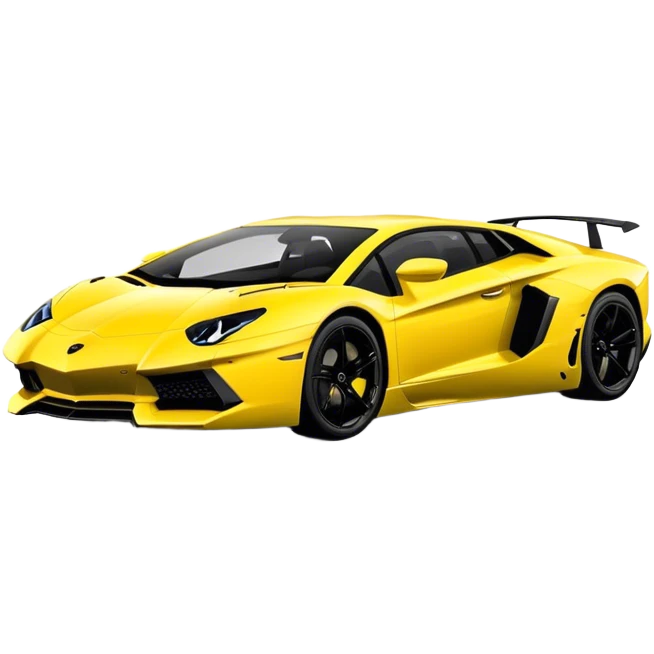 Lamborghini Aventador - Lamborghini (Model Year: 2021) (Iconic colour: Yellow) emoji