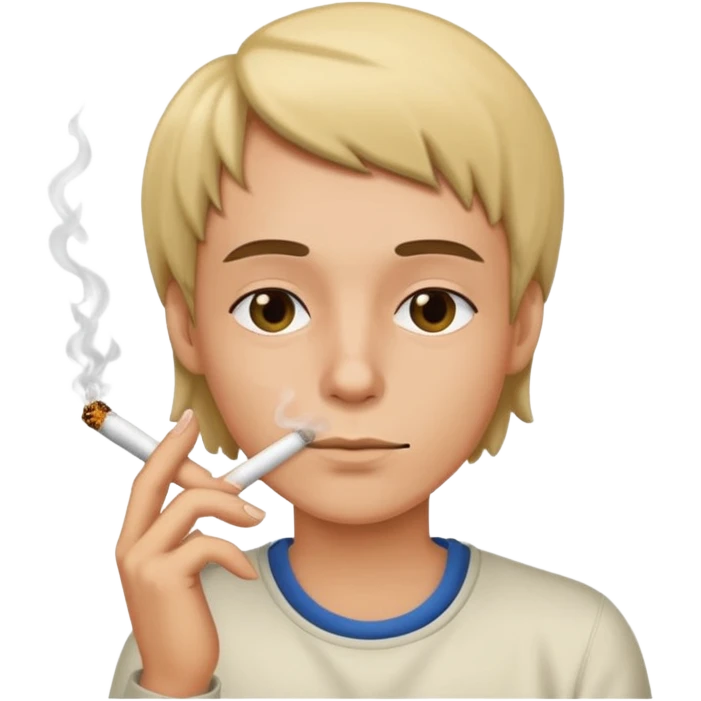 Smoking a j emoji