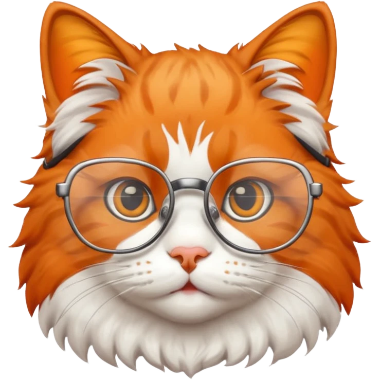 Cat with glasses emoji