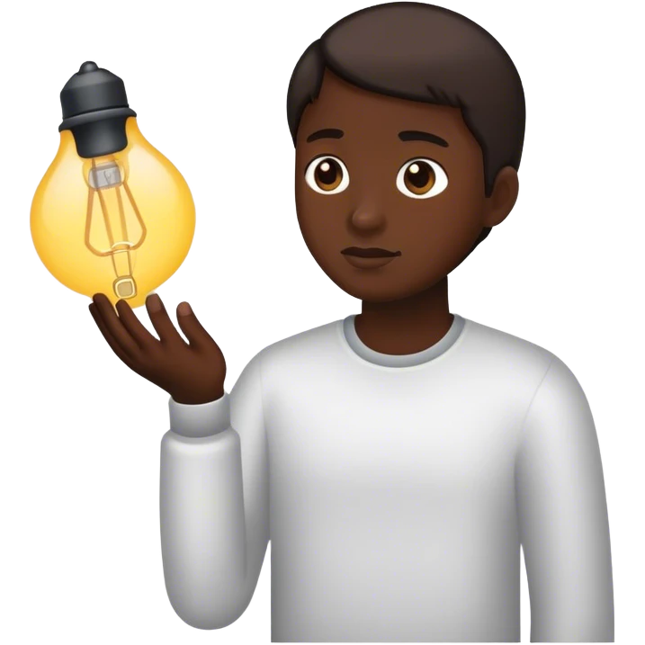 The person turns off the lights emoji