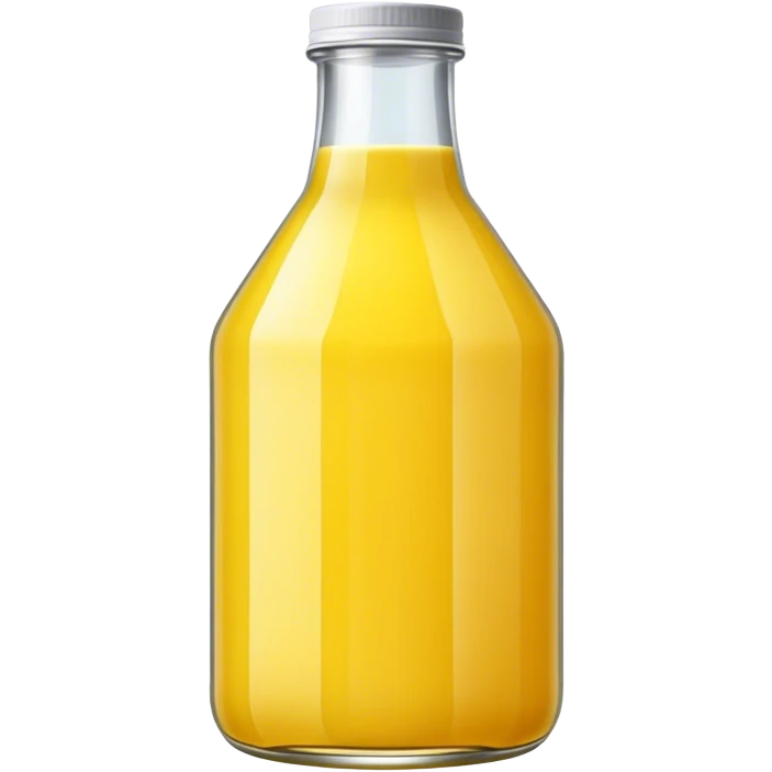 Yellow juice bottled emoji