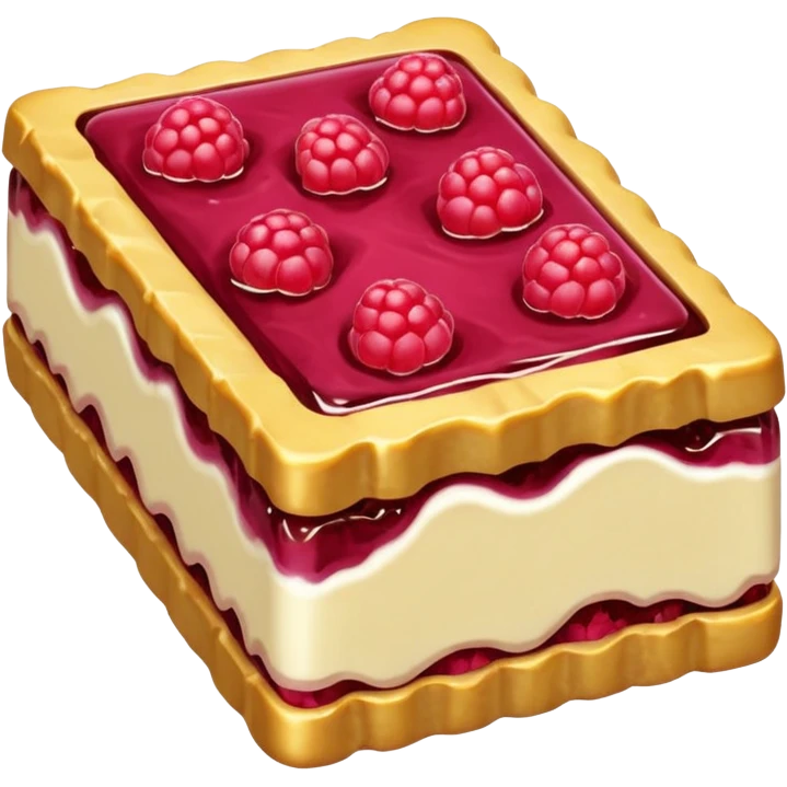 Raspberry Jam Center Bars emoji
