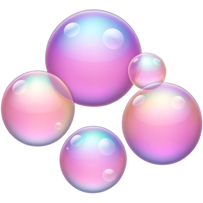 Pink Bubbles coquetee  emoji
