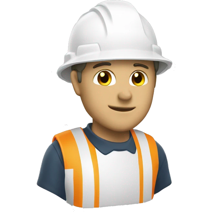 white construction helmet emoji