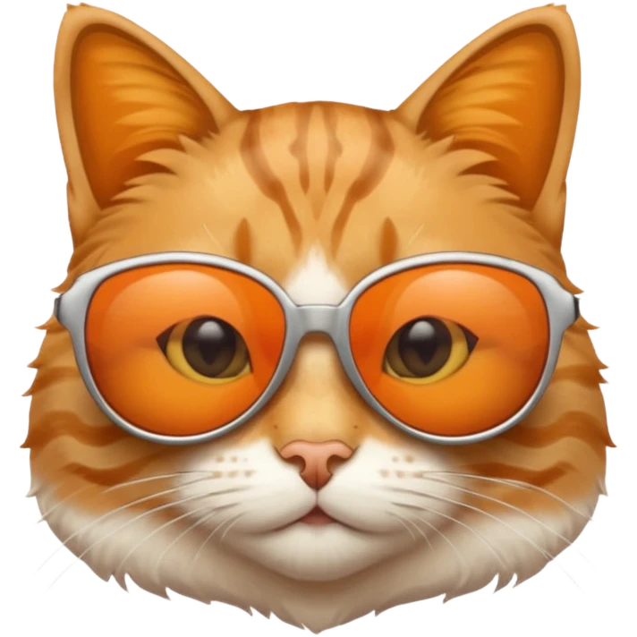 Cat wearing sunglasses emoji