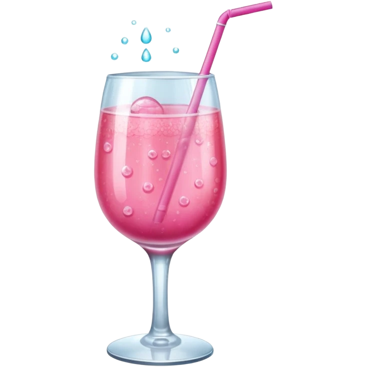 🍷alter emoji into pink drink  emoji