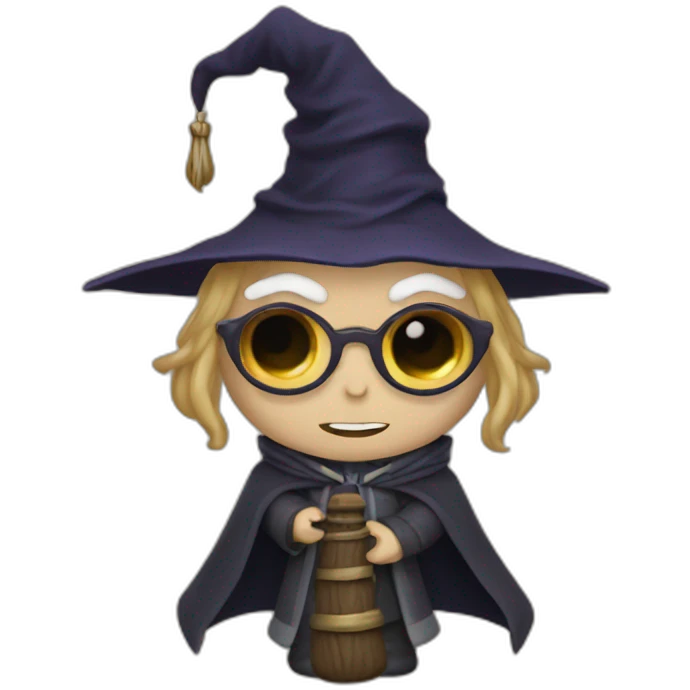 Wizards fighting against the Dark Arts emoji