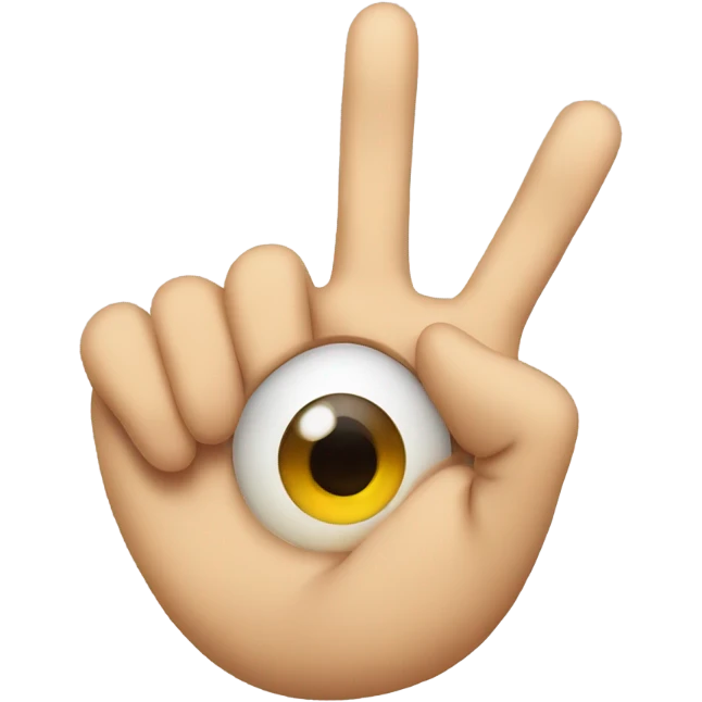 rolling eye emoji with hand up emoji