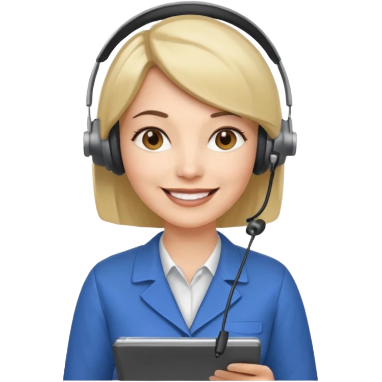 40 year old female with a bob, work as a facilitator, in the middle of a workshop emoji