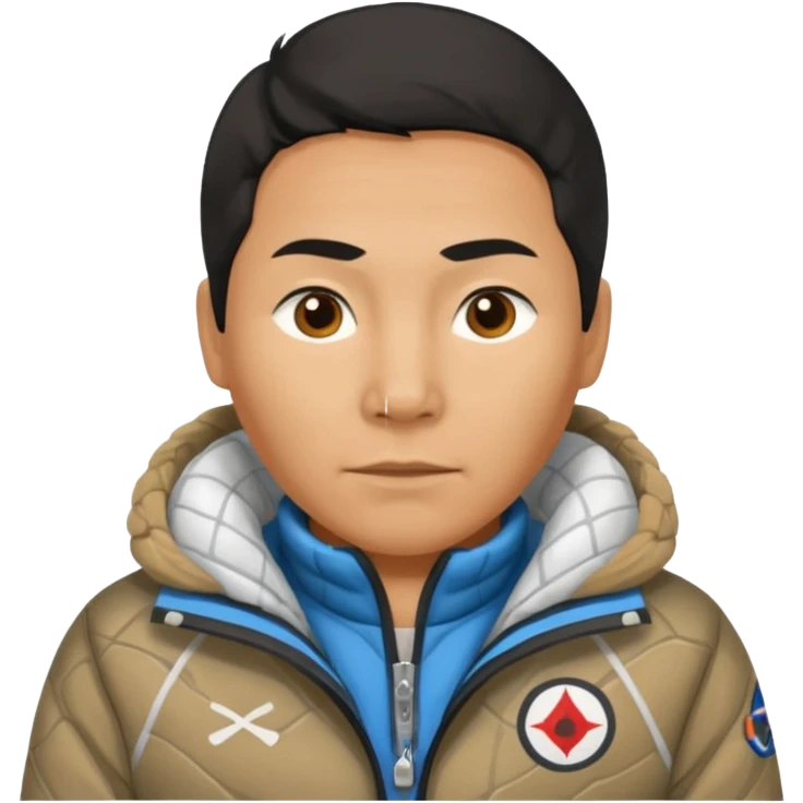 Inuit with nets jacket emoji