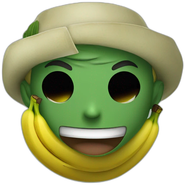 Zoro qui suce une banane emoji