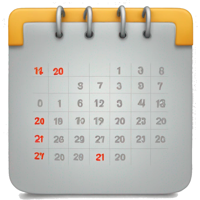 calendar emoji