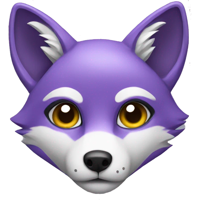 Violet fox emoji