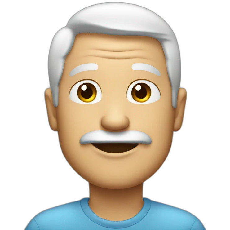cute older man emoji