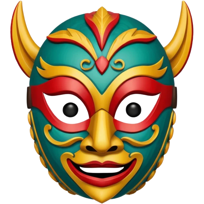charming Uka Uka mask emoji